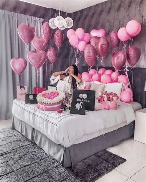 See more ideas about birthday decorations, birthday room decorations, birthday surprise. surprise-balloon-bridal-bedroom-ideas