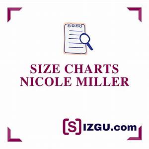  Miller Size Charts Sizgu Com