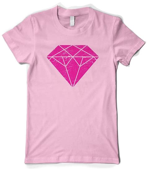 Big Pink Diamond T Shirt 1671 Jznovelty