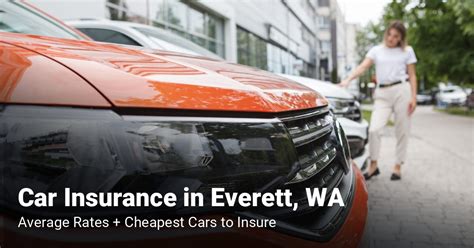 Car Insurance Cost In Everett Wa Best Rates Compared 2023