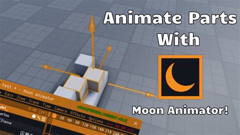 How To Animate Parts With Moon Animator Roblox Youtube