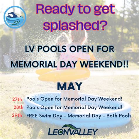 Leon Valley Pools Open Leon Valley Texas