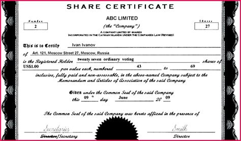 I have an excel sheet created by a 3rd party program. 5 Share Certificate Example Uk 74402 | FabTemplatez