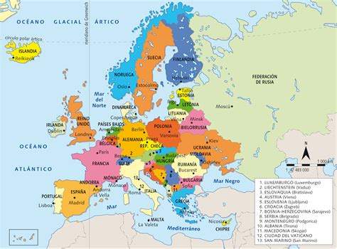 El Mapa Político Del Mundo Geocronos