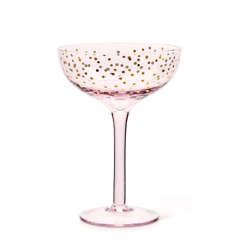 Confetti Glass Champagne Coupes Set Of 4 The Weed Patch