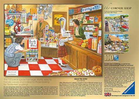 Ravensburger The Corner Shop 100 Piece Jigsaw Puzzle With Extra Large