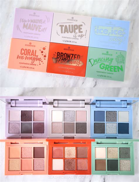 New Essence Eyeshadow Palettes Swatches And Review Slashed Beauty