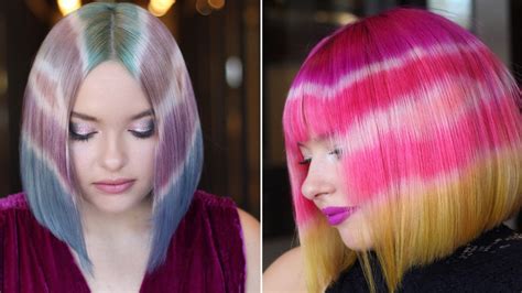 Hairstylist Creates Viral Tie Dye Hair Color By Accident Allure