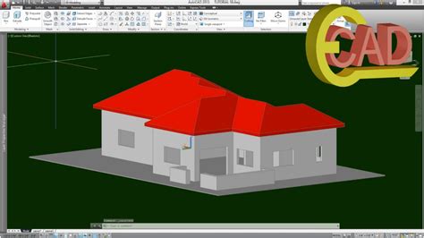 Modeling in 3d is actually something that is learned nearly as easily by yourself as with an instructor. 3D HOUSE MODELING IN AutoCAD - YouTube