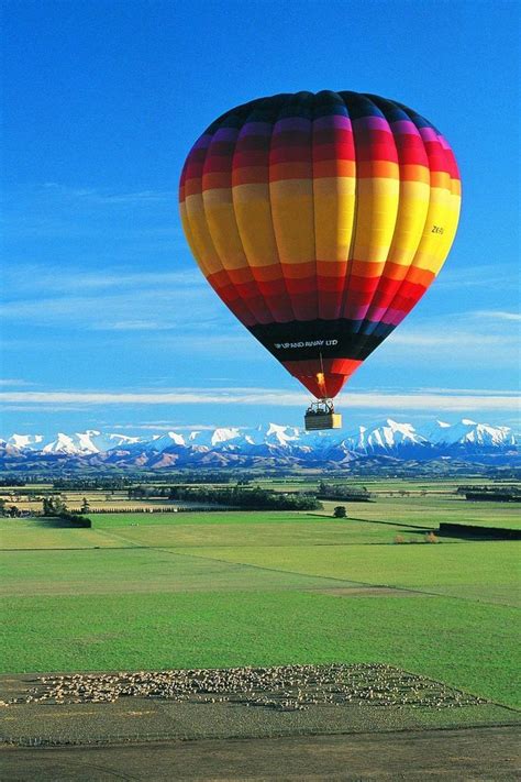 New Zealand Hot Air Balloon Rides Air Balloon Hot Air Balloon