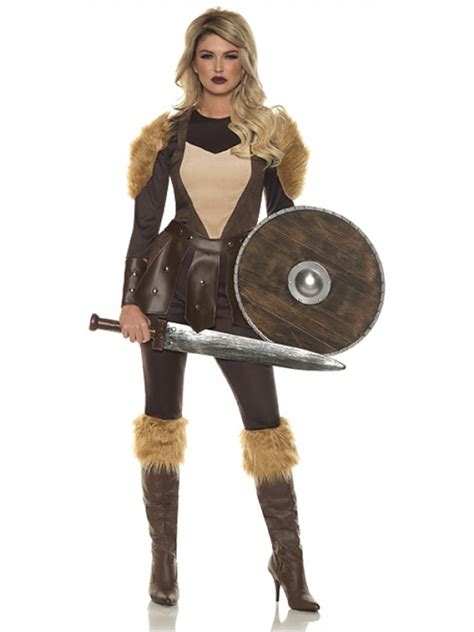 Underwraps Womens Norse Viking Warrior Costume X Large 16 18 Walmart