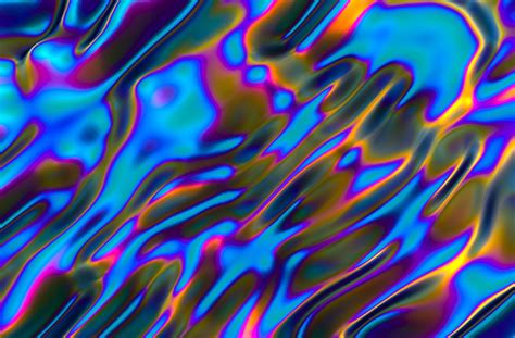 Holographic Flow Abstract Graphic Design Abstract Holographic