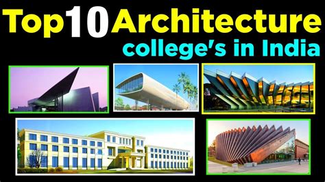 top 10 architecture college s in india 2020 best architect college s list youtube