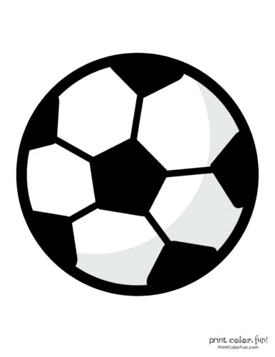 Small soccer ball coloring page. Soccer ball coloring pages - Print Color Fun!