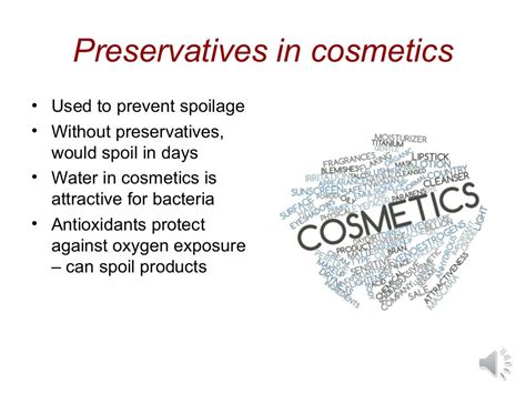 Preservatives In Cosmetics