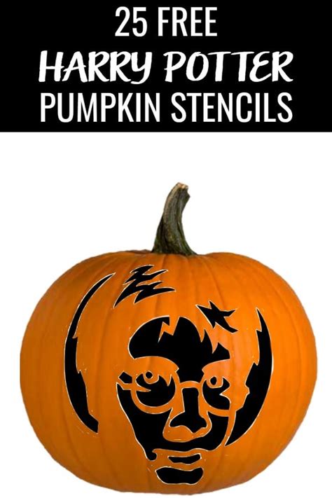 Carve the cutest pumpkin on the block with these free harry potter stencils! 25 Free Harry Potter Pumpkin Carving Ideas for the ...