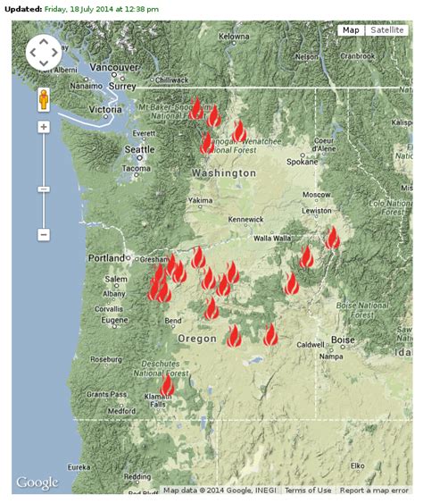 Map Of Oregon Wildfires August 2014 28 Images Inciweb The Incident