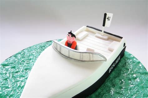 Speed Boat Birthday Cake