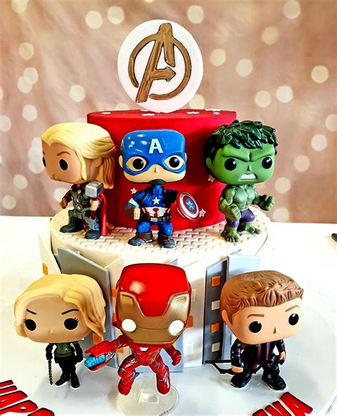 Original Avengers Birthday Cake For A 1st Birthday Rmarvelstudios