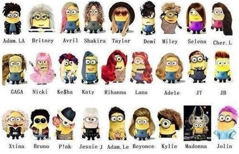 Minion Celebrities Celebs Pinterest Awesome Minions And Celebrity