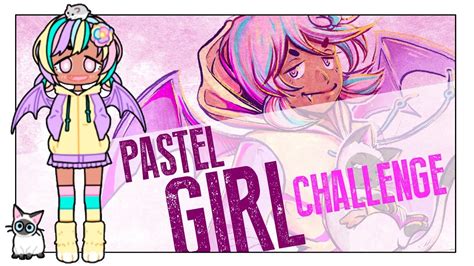 Pastel Girl Challenge Kaos Youtube