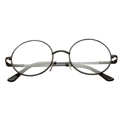 H1 Black Metal Rimmed Reading Glasses Retro Round Frame Designer 35