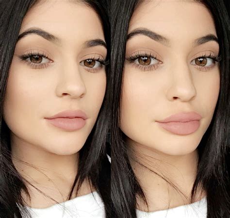 Kylie Jenner Demonstrates Her Trick To Faking Full Lips Elle Canada