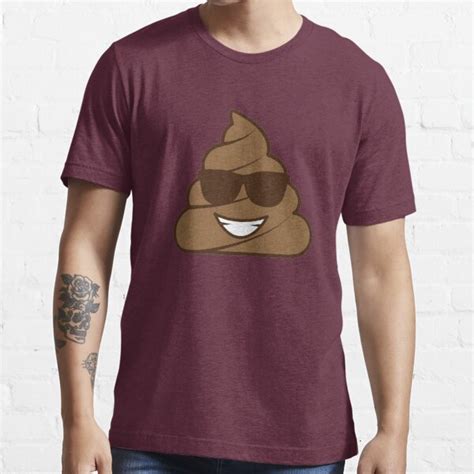 Poop Emoji Sunglasses T Shirt By Jvshop Redbubble