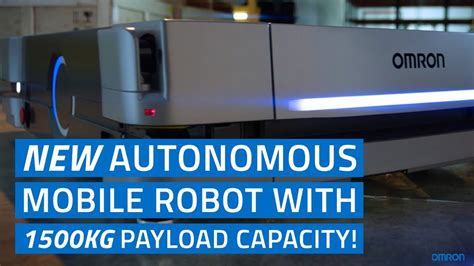 Introducing Omron Hd 1500 Autonomous Mobile Robot Amr With 1500kg