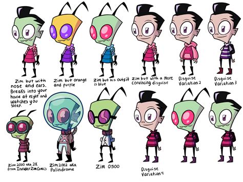 Pin By Hannah Thenerd On Comics And Cartoons In 2020 Invader Zim Invader Zim Characters