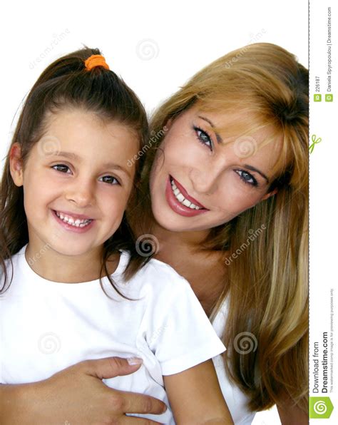 Girl With Mommy Stock Image Image Of Adults Leisure Joyful 226187