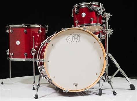 Dw Design Series Drum 4pc Cherry Stain 12162214sd
