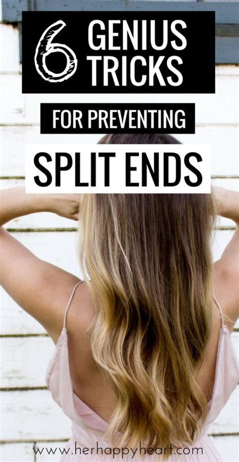 Preventing Split Ends - 6 Genius Tricks To Try | Healthy ...