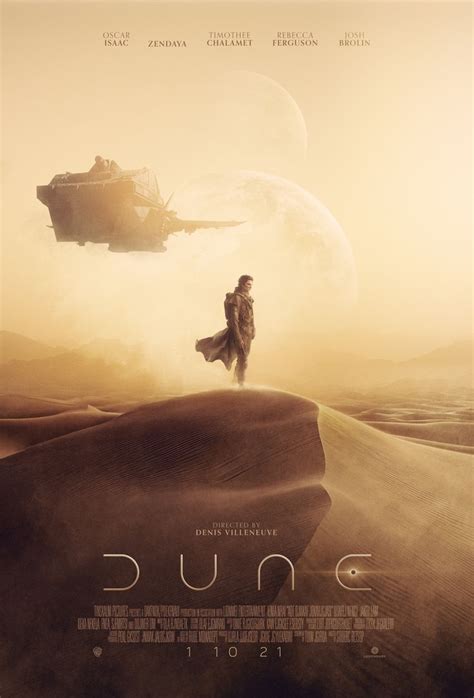 D U N E 2021 Concept Poster Dune2021 Dunemovieposter Duneposter