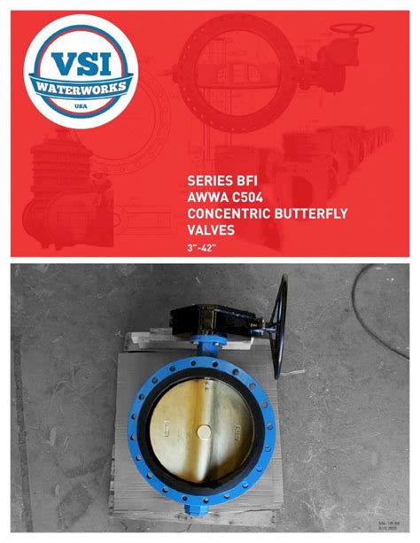 Pdf Series Bfi Awwa C504 Concentric Butterfly Valves · 2020 8 3