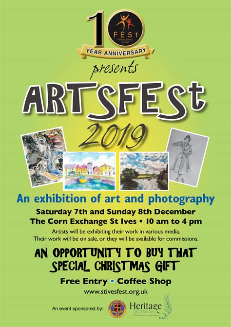 A5 Flyer Artsfest 2019 St Ives Photographic Club