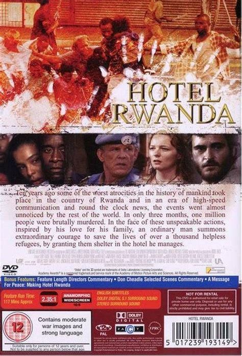 Hotel Rwanda Dvd Don Cheadle Dvds Bol