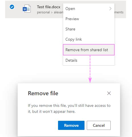 How To View Shared Files In Onedrive And Stop Sharing