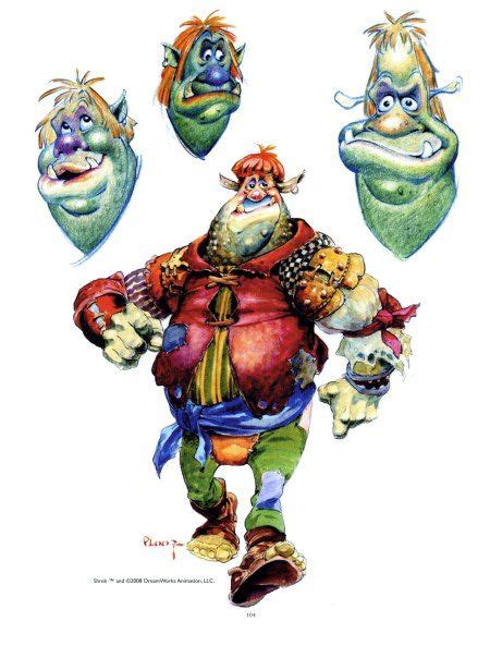 Shrek Character Design And Pre Production Artwork Mike Ploog