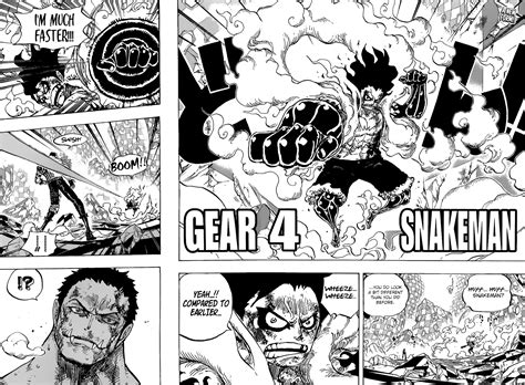 Luffy One Piece Manga Panels