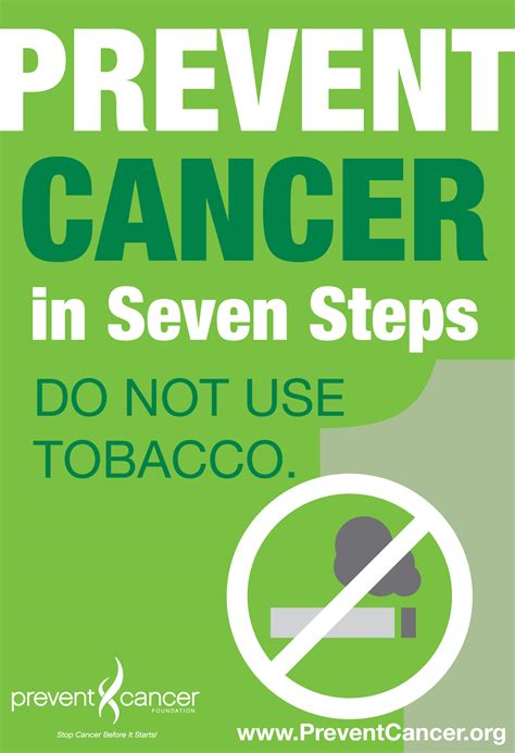 Seven Steps To Prevent Cancer Prevent Cancer Foundationstop Cancer