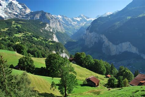 Top World Travel Destinations Wengen Switzerland