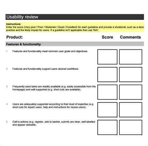 Free 7 Sample Product Review Templates In Pdf Ms Word