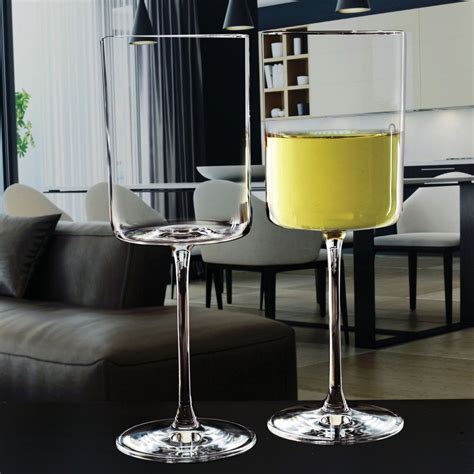 Set Of 4 Sauvignon Wine Glass At Home Glass Wine Glass Modern Design