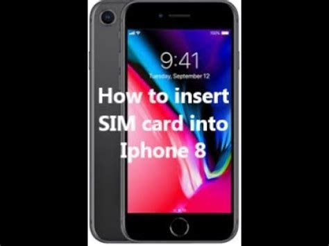 Take the sim out of. How to insert SIM card into Iphone 8 - YouTube