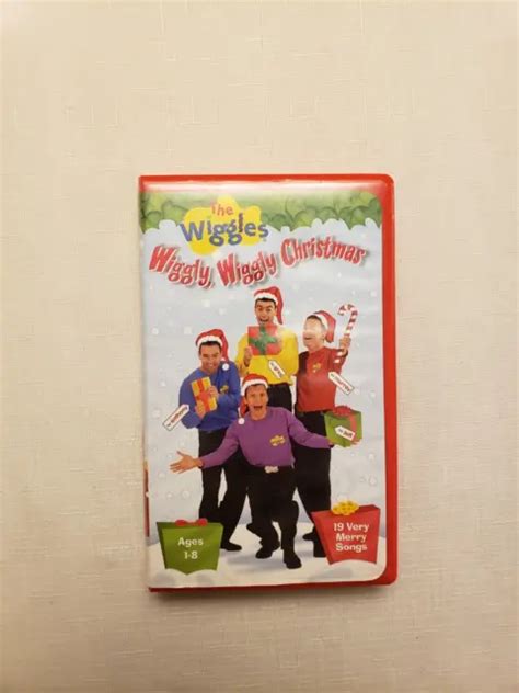 THE WIGGLES WIGGLY Wiggly Christmas VHS Very Merry Songs Singing PicClick UK