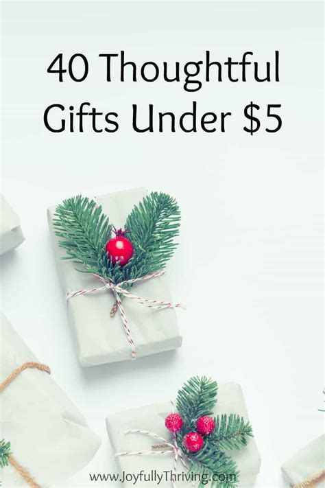 'tis the season for your annual quest to find the perfect christmas gift for important. Thoughtful and Frugal Gifts Under $5