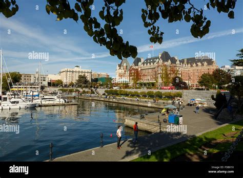 The Inner Harbour In Victoria On Vancouver Island British Columbia