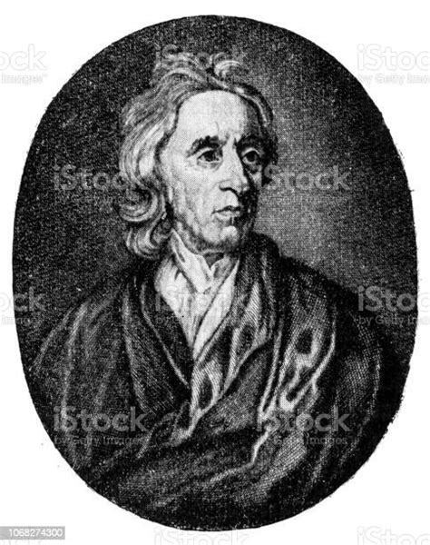 John Locke Was An English Philosopher And Physician Stock Illustration