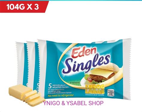 Eden Sliced Cheese 104grams Set Of 3 Lazada Ph